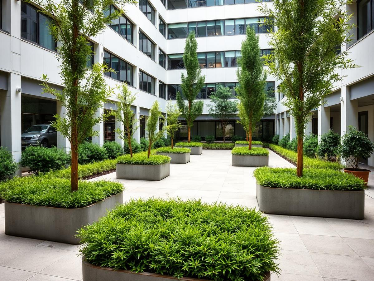 Corporate Biophilic Office Garden